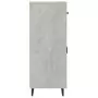 Credenza Grigio Cemento 69,5x34x90 cm in Legno Multistrato