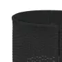 Set Divani da Giardino Semicircolare 3 pz in Polyrattan Nero