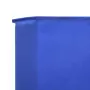 Paravento a 9 Pannelli in Tessuto 1200x80 cm Azzurro