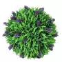 Set Palle di Bosso Artificiale 2 pz con Lavanda 30 cm