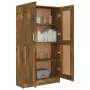 Libreria Rovere Fumo 82,5x30,5x150 cm in Legno Multistrato