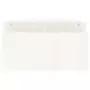 Supporto per Monitor Bianco100x27,5x15cm Legno Massello di Pino