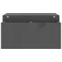 Supporto per Monitor Grigio 70x27,5x15cm Legno Massello di Pino