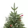 Albero di Natale con LED e Pigne Verde 120 cm in PVC e PE