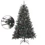 Albero di Natale Artificiale con Base Verde 120 cm PVC