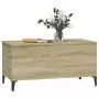 Tavolino Salotto Rovere Sonoma 90x44,5x45 cm Legno Multistrato