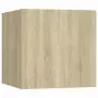 Armadietto a Parete per TV Rovere Sonoma 30,5x30x30 cm