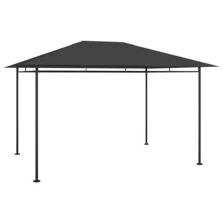 Gazebo 4x3x2,7 m Antracite 180 g/m²