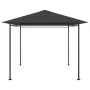 Gazebo 4x3x2,7 m Antracite 180 g/m²