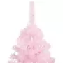 Albero di Natale Artificiale con Supporto Rosa 240 cm PVC