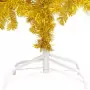 Albero di Natale Artificiale con Supporto Oro 150 cm PET