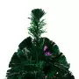 Albero di Natale Artificiale Supporto Verde 240 cm Fibra Ottica