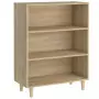 Credenza Rovere Sonoma 69,5x32,5x90 cm in Legno Multistrato