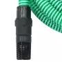 Tubo di Aspirazione con Connettori in PVC 4 m 22 mm Verde