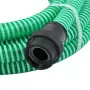 Tubo di Aspirazione con Connettori in PVC 4 m 22 mm Verde