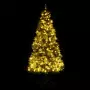 Albero di Natale con LED e Pigne Verde 195 cm PVC e PE