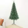 Albero di Natale per Angolo con Supporto Verde 240 cm in PVC