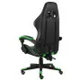 Sedia da Gaming Nero e Verde in Similpelle