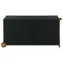 Contenitore da Giardino Nero 120x65x61 cm in Polyrattan