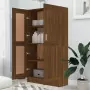 Libreria Rovere Marrone 82,5x30,5x150 cm in Legno Multistrato