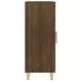 Credenza Rovere Marrone 34,5x34x90 cm in Legno Multistrato