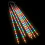 Luci Meteoriche 8 pz 50c m Multicolori 288 LED Interni Esterni