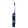 Chitarra Classica Western con Equalizzatore e 6 Corde Blu