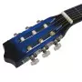 Chitarra Classica Western con Equalizzatore e 6 Corde Blu