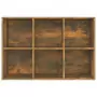 Libreria/Credenza Rovere Fumo 66x30x98 cm in Legno Multistrato