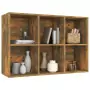 Libreria/Credenza Rovere Fumo 66x30x98 cm in Legno Multistrato