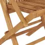 Sedie da Giardino con Cuscini Beige 8 pz in Massello di Teak