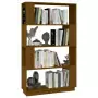 Libreria/Divisorio Miele 80x25x132 cm Legno Massello