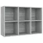 Libreria/Credenza Grigio Sonoma 66x30x98 cm Legno Multistrato