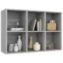 Libreria/Credenza Grigio Sonoma 66x30x98 cm Legno Multistrato