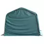 Tendone Bestiame Rimovibile PVC 550 g/m² 3,3x8 m Verde Scuro