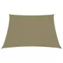 Parasole a Vela in Tela Oxford Quadrato 4,5x4,5 m Beige