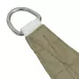 Parasole a Vela in Tela Oxford Quadrato 4,5x4,5 m Beige