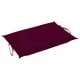 Cuscino per Lettino Prendisole Rosso Vino 186x58x3 cm