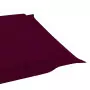 Cuscino per Lettino Prendisole Rosso Vino 186x58x3 cm