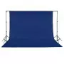 Fondale in Cotone Blu 500x300 cm Chiave Cromatica