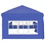 Tenda per Feste Pieghevole con Pareti Laterali Blu 3x6 m