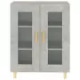 Credenza Grigio Cemento 69,5x34x90 cm in Legno Multistrato