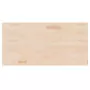 Piano Bagno 100x50x1,5 cm in Legno Massello Non Trattato