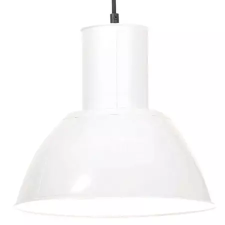 Lampada a Sospensione 25 W Bianca Rotonda 28,5 cm E27