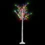 Albero Natale 140 LED 1,5m Salice Colorato Interno Esterno