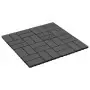 Piastrelle per Decking in WPC 11 pz 30x30cm 1 mq Nero