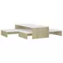 Tavolini Bianco Rovere Sonoma100x100x26,5cm Truciolato