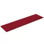 Pannelli Murali 12 pz Rosso Vino 60x15 cm Velluto 1,08 m²