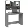 Scrivania Mensole Grigio Sonoma 102x45x148 cm Legno Multistrato