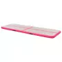 Tappetino Ginnastica Gonfiabile con Pompa 400x100x10cm PVC Rosa